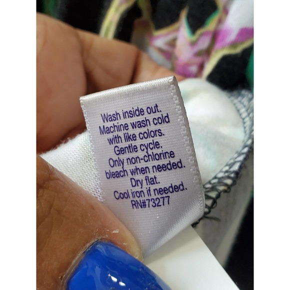 Jennifer Lopez Women's Black Floral Rayon V-Neck Sleeveless Long Maxi Dress XS - Picture 9 of 10